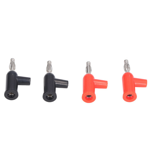 Flexible Silicone Cable Pure Copper Flexible Electrical Test Cable Stackable Banana Plug for School Physics Laboratories Durable and Wear-Resistant 1