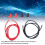 Flexible Silicone Cable Pure Copper Flexible Electrical Test Cable Stackable Banana Plug for School Physics Laboratories Durable and Wear-Resistant 4