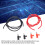 Flexible Silicone Cable Pure Copper Flexible Electrical Test Cable Stackable Banana Plug for School Physics Laboratories Durable and Wear-Resistant 5