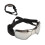 Dog Goggles PC UV Wind Dustproof Silver-Med-Lg 13