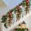 Festive String Lights with Teardrop Swag and Red Berries 4