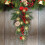 Festive String Lights with Teardrop Swag and Red Berries 6