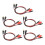 Secure Connection DC Cable With Alligator Clips Pure Copper Thickened Dual Wire Core12V DC Power Connector Battery Charging Multimeter Testing 4