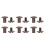 DIY Accessories Kit For Leather Craft, Reusable Screws Rust Proof Decorative Rivets Adjustable Fastening Durable Hardware Smooth Surface Binding 2
