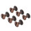 DIY Accessories Kit For Leather Craft, Reusable Screws Rust Proof Decorative Rivets Adjustable Fastening Durable Hardware Smooth Surface Binding 4