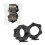 Lock Jaw Collars, Black, 2 Pcs 4