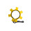 Lock Jaw Collars, Gold, 2 Pcs 3