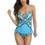 Μαγιό Tankini δύο τεμαχίων από νάιλον tricot υψηλής ποιότητας, με επένδυση μπροστά και 4