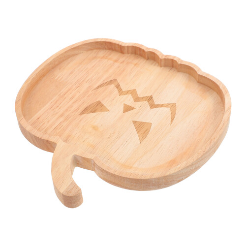 3Stk Holz Obsttablett Halloween Snackschale & 2