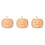 3Stk Holz Obsttablett Halloween Snackschale & 6