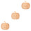 3Stk Holz Obsttablett Halloween Snackschale & 7