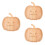 3Stk Holz Obsttablett Halloween Snackschale & 8