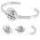 4Stk Damen Bangle Armband Geburtstagsgeschenk 10