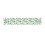 St. Patrick's Day Table Runner Green Clover Design 13x47 3