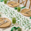 St. Patrick's Day Table Runner Green Clover Design 13x47 6