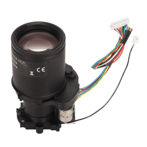 Fixed Iris Lens With Metal Workmanship, Motorized Zoom Lens IR CUT Function For High Brightness Surveillance Applications 1