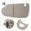 Gray Front Left Sun Visor Replacement for RAM 1500 2500 3500 1