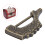 Decorative Combination Lock Vintage Lock Fish Shaped Antique Bronze Chinese Padlock, Classic Design Metal Fish Lock Multi-function Fine Workmanship 4