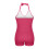Plus size dame badedragttop med halterneck og aftagelig polstring 6