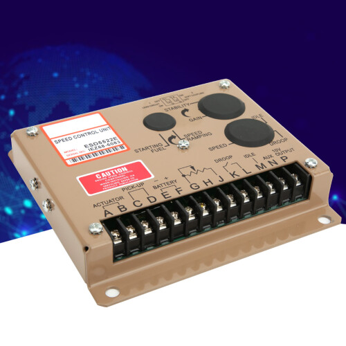 Input Power Supply Engine Speed Controller Unit Compatible For Engine Brands Governor Generator Parts ESD5500E With Working Idle Speed Speed Range 1