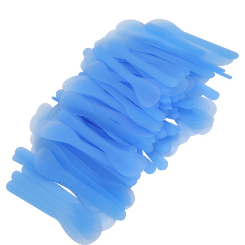 Lightweight Design Cosmetic Spatula All-Rounder Use Smooth Surface Plastic Spoon For Face Mask Application And Beauty Sampling 1