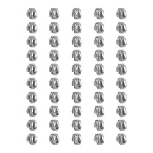 50pcs SUS304 Wire Thread Insert Set 6‑32 for Aluminum, Plastic Repair