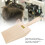 Ergonomic Non Slip Handle Flat Top Guide Comb For Consistent Even Haircuts Versatile Use Compact Design Styling Tool With Liquid Bubble Level 8