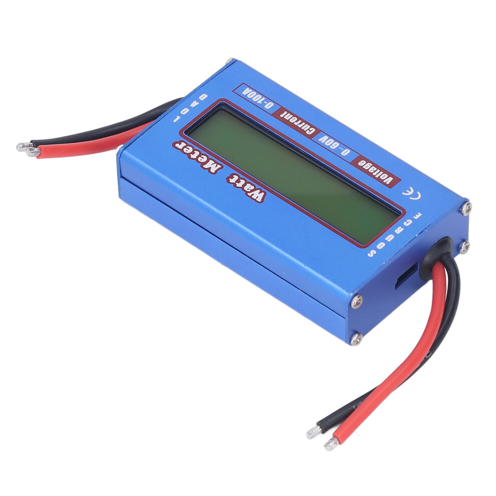 Watt Meter 0-100A DC Power Analyser