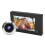 Campainha de vídeo inteligente para porta de apartamento com tela LCD de 4,3 polegadas, visor digital, câmera olho mágico, ângulo amplo de 105 3