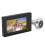 Campainha de vídeo inteligente para porta de apartamento com tela LCD de 4,3 polegadas, visor digital, câmera olho mágico, ângulo amplo de 105 6