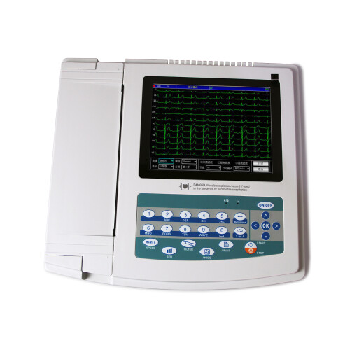 12-Lead Touchscreen ECG Machine&Printer