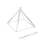 8 inch Crystal Singing Bowl Triangle Transparent Singing Pyramid 2