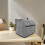 Oxford Cloth Sewing Machine Cover Grey with Pockets for Overlock 4