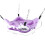 Cage Hanging Accessories Tunnel Shape Nest For Small Animals, Warm Plush Hammock Bed With Rational Use Of Space Design 8