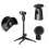 Mini Desktop Microphone Stand Bracket Tripod Portable Foldable with Adjustable Microphone Holder 6