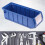 Stackable Storage Bin Hardwares Box Screw Organizer Container with Writable Label for Workshop Garage Home 7