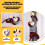 Hanging Monkey Plush Toy Brown 50 cm 4