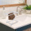 4-Arm Folding Dishcloth Drying Rack – Vertical Towel Stand, Space-Saving & Quick-Drying, Compatible with Kitchen Countertops 4