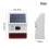 433Mhz Solar Outdoor Siren With Led Flashing Light Function As Alarm System 3