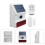 433Mhz Solar Outdoor Siren With Led Flashing Light Function As Alarm System 4