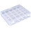 Bobbin Organizer Box Transparent Plastic 25 Empty Bobbins Slots Storage Case for Sewing Machine Thread Spools and Needlework Crafts (1 Box) 4
