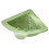 Triangular sink filter basket with easy-pour knob for 3