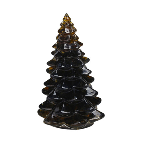 Árvore de Natal de resina para decoração de mesa, 10 cm (4 polegadas) 1