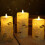 Flammefri vokslys af birkebark 7,5 x 7,5 x 12,5 cm 3