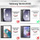 Δερμάτινη θήκη tablet PU με βάση για στυλό για Samsung Galaxy 2