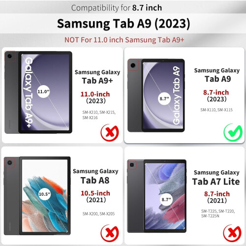 Δερμάτινη θήκη tablet PU με βάση για στυλό για Samsung Galaxy 1
