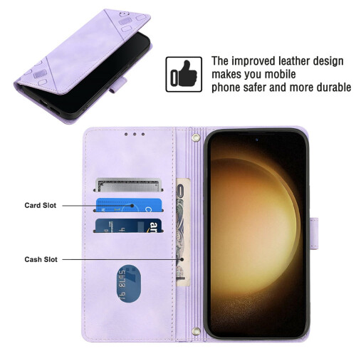 Leder-Handyhülle mit Kartenfach für Samsung 2