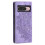 Purple PU Leather Flip Wallet Case for Google Pixel 9 and 9 4