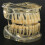 Natural Size Transparent Pathological Teeth Model with Detachable Components, Dental Teaching Model Featuring Root Canals and Dental Implants for 4