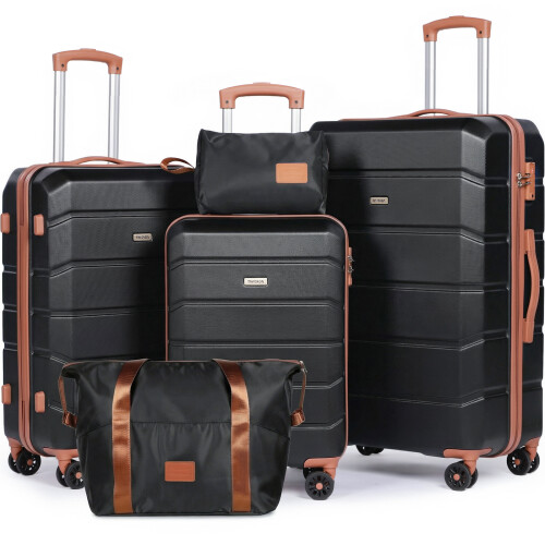 Lightweight Luggage Sets of 5 Piece